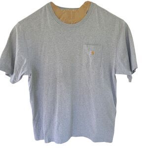 Carhartt Gray Heathered Pocket Tee T-shirt Men's Size XXL Loose Fit GREAT